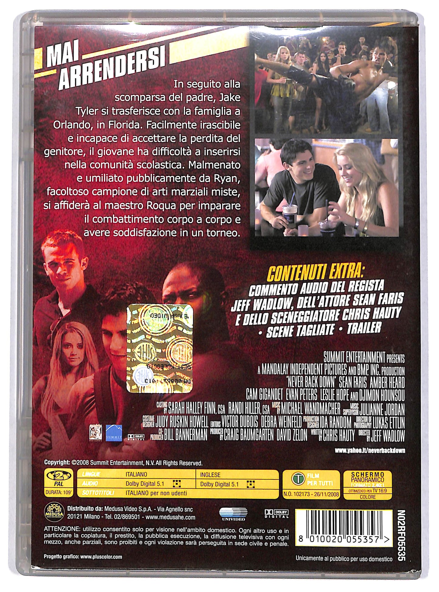 EBOND Never Back Down - Mai arrendersi Noleggio DVD DB814639