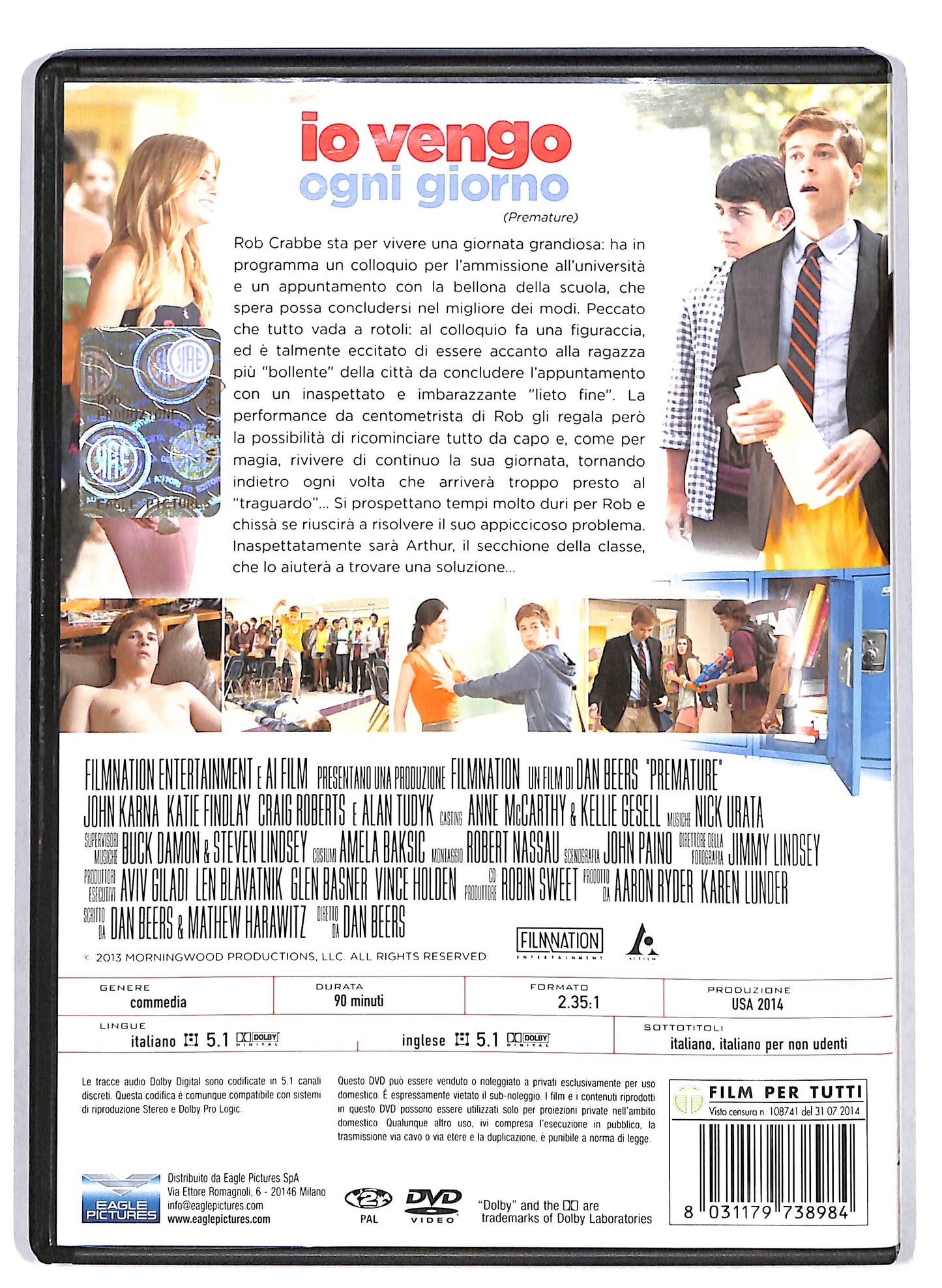 EBOND Io vengo ogni giorno NOLEGGIO DVD DB814654