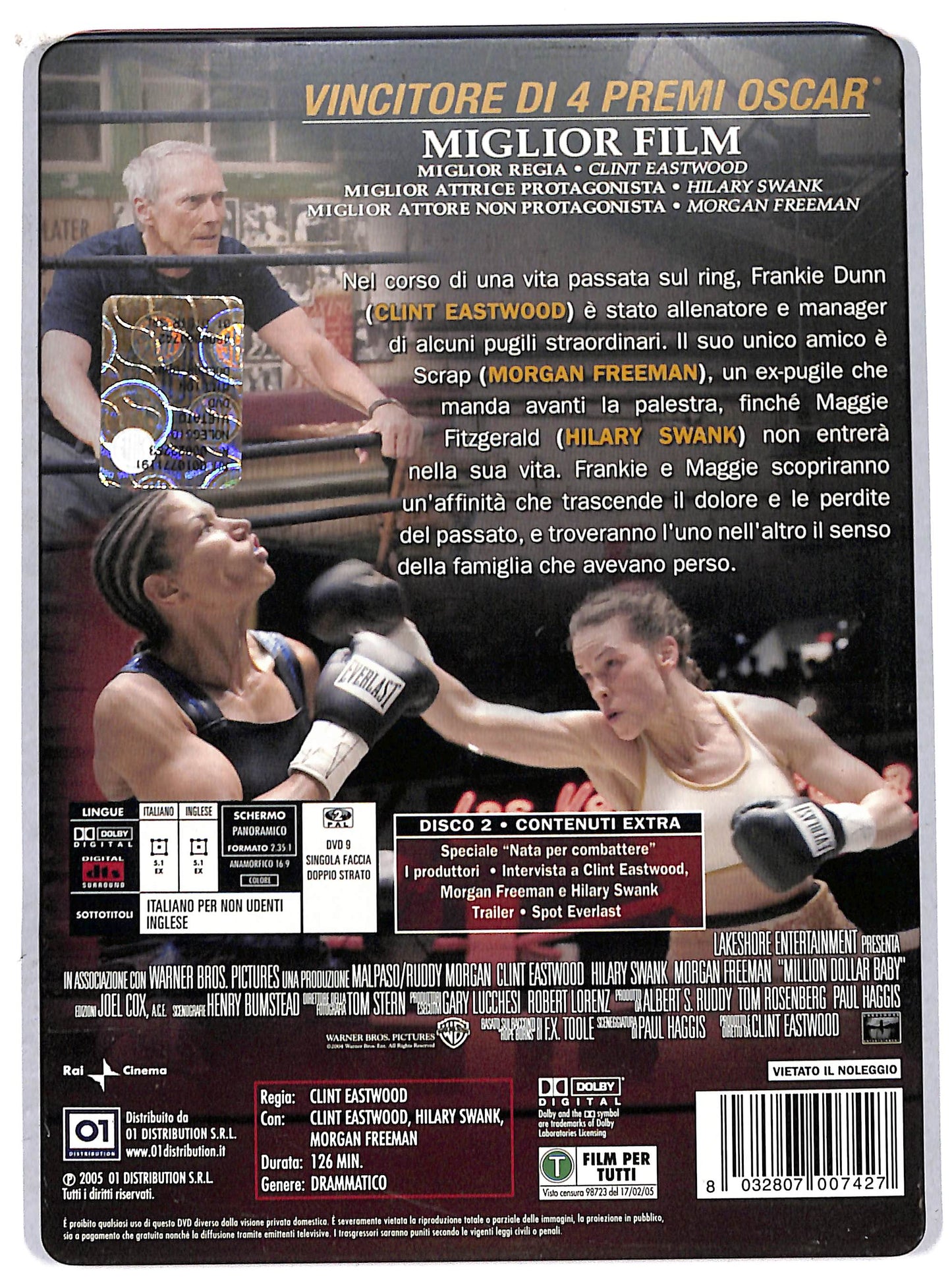 EBOND million dollar baby STEELBOOK DVD DB814729