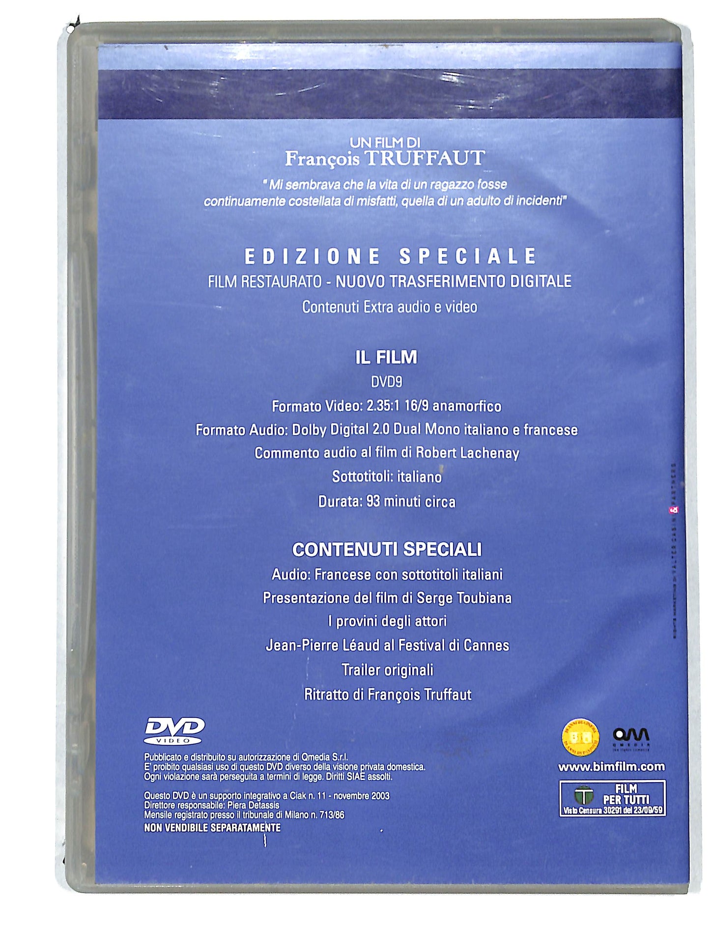 EBOND I 400 colpi EDITORIALE DVD DB814756