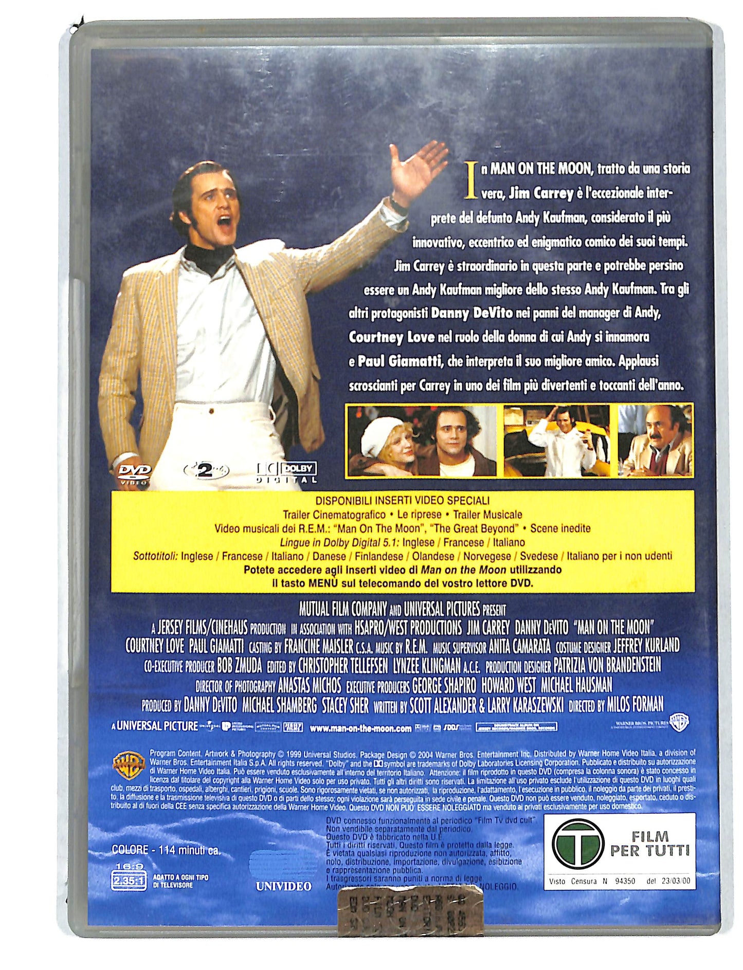 EBOND Man on the Moon EDITORIALE DVD DB814759