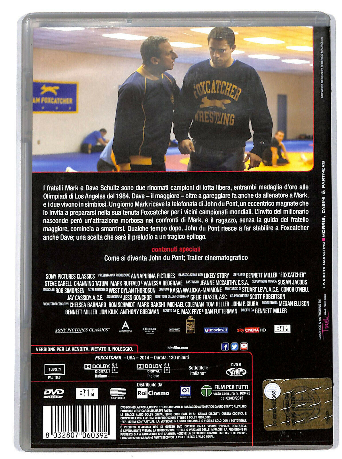 EBOND Foxcatcher,una storia Americana DVD DB815436