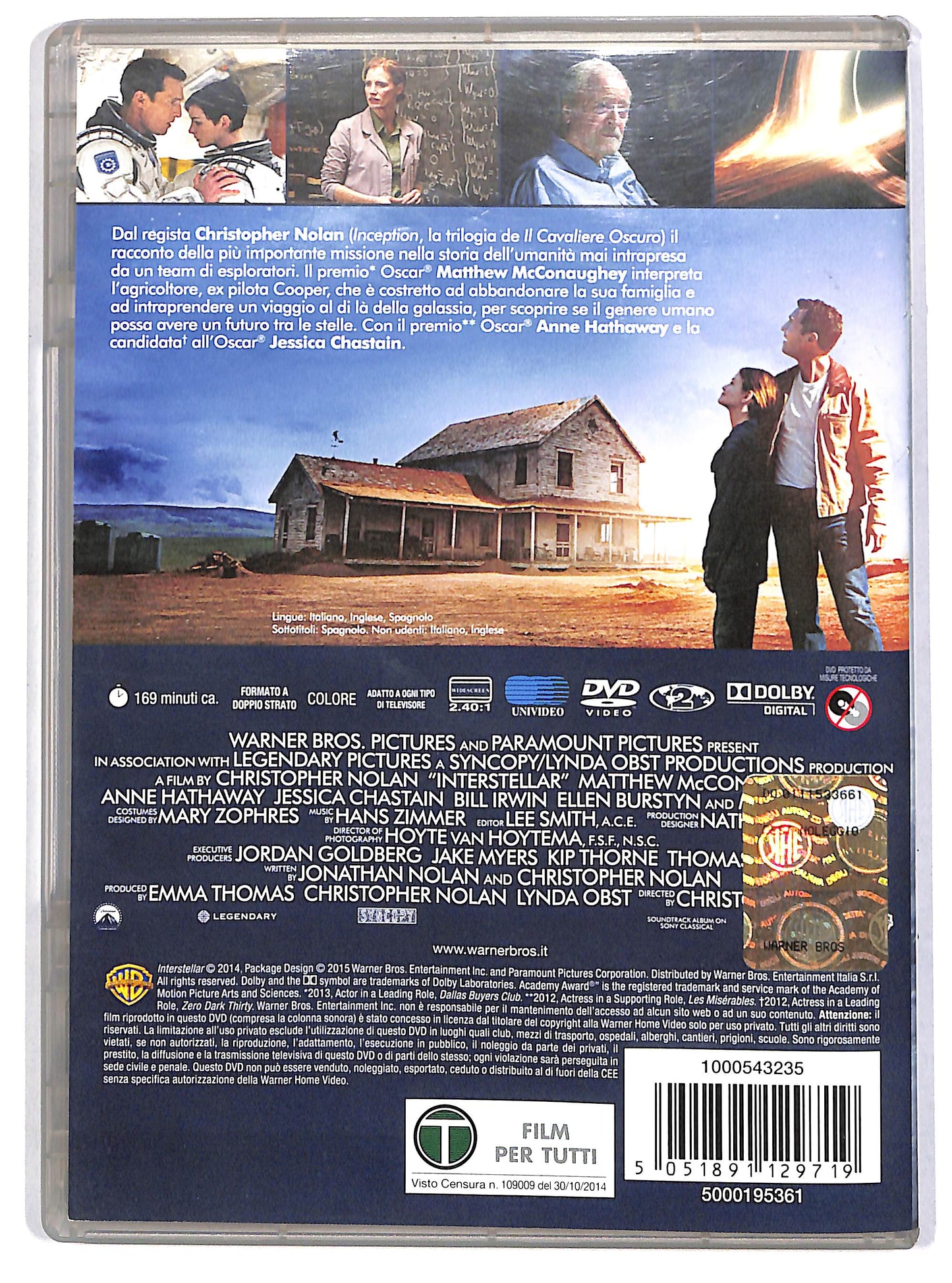 EBOND Interstellar Noleggio DVD DB979434