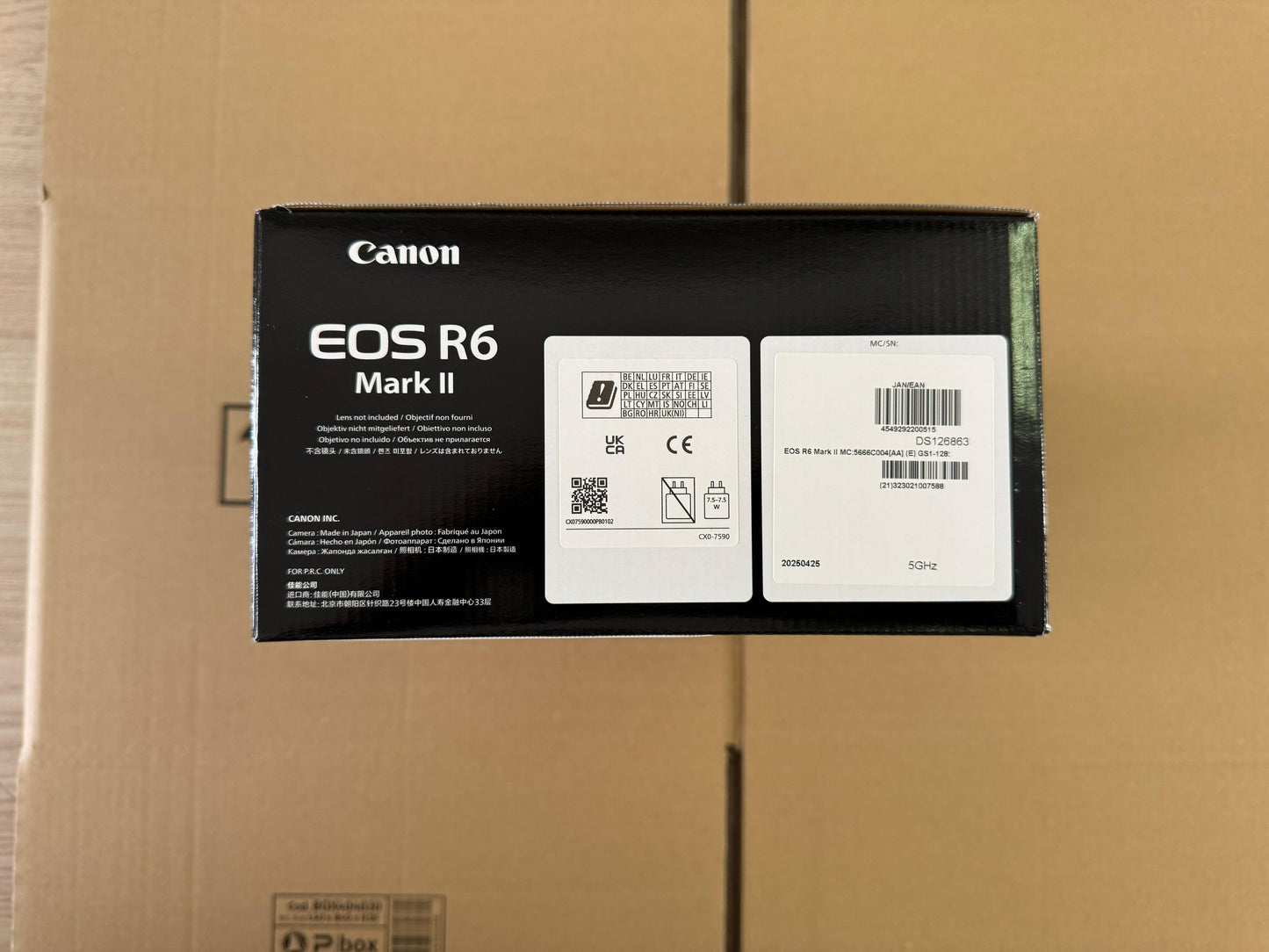 Canon Eos R6 Mark II body solo corpo ELE-0115