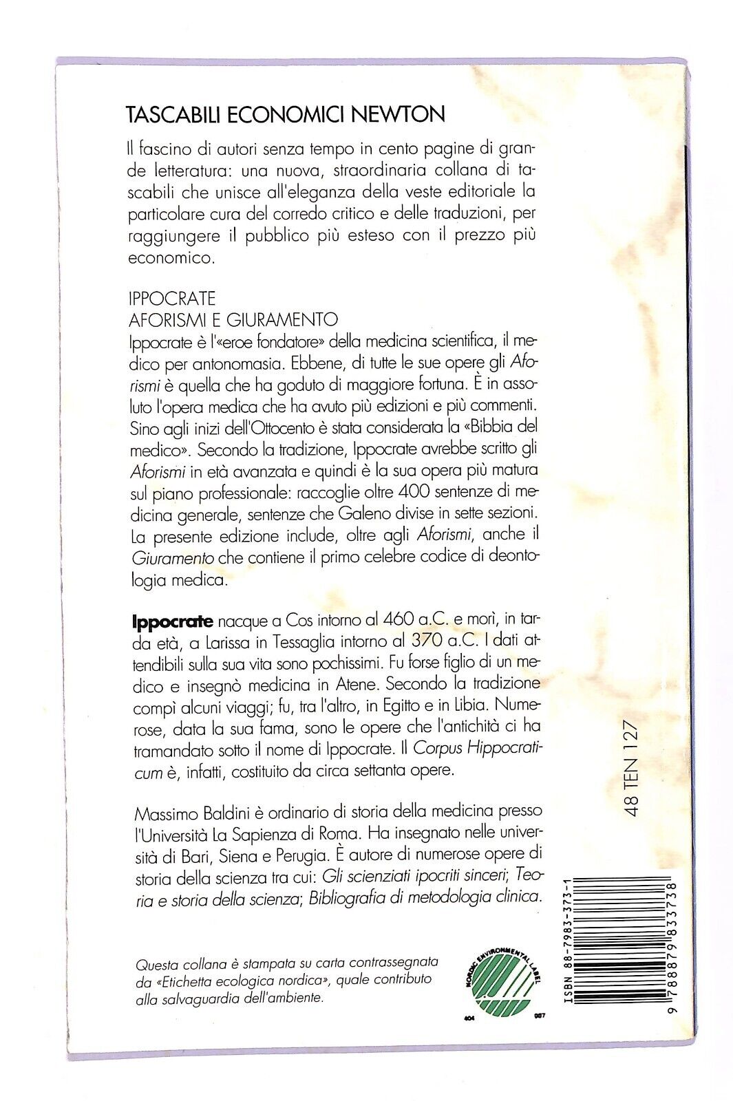 EBOND Ippocrate Aforismi e Giuramento Libro LI003409