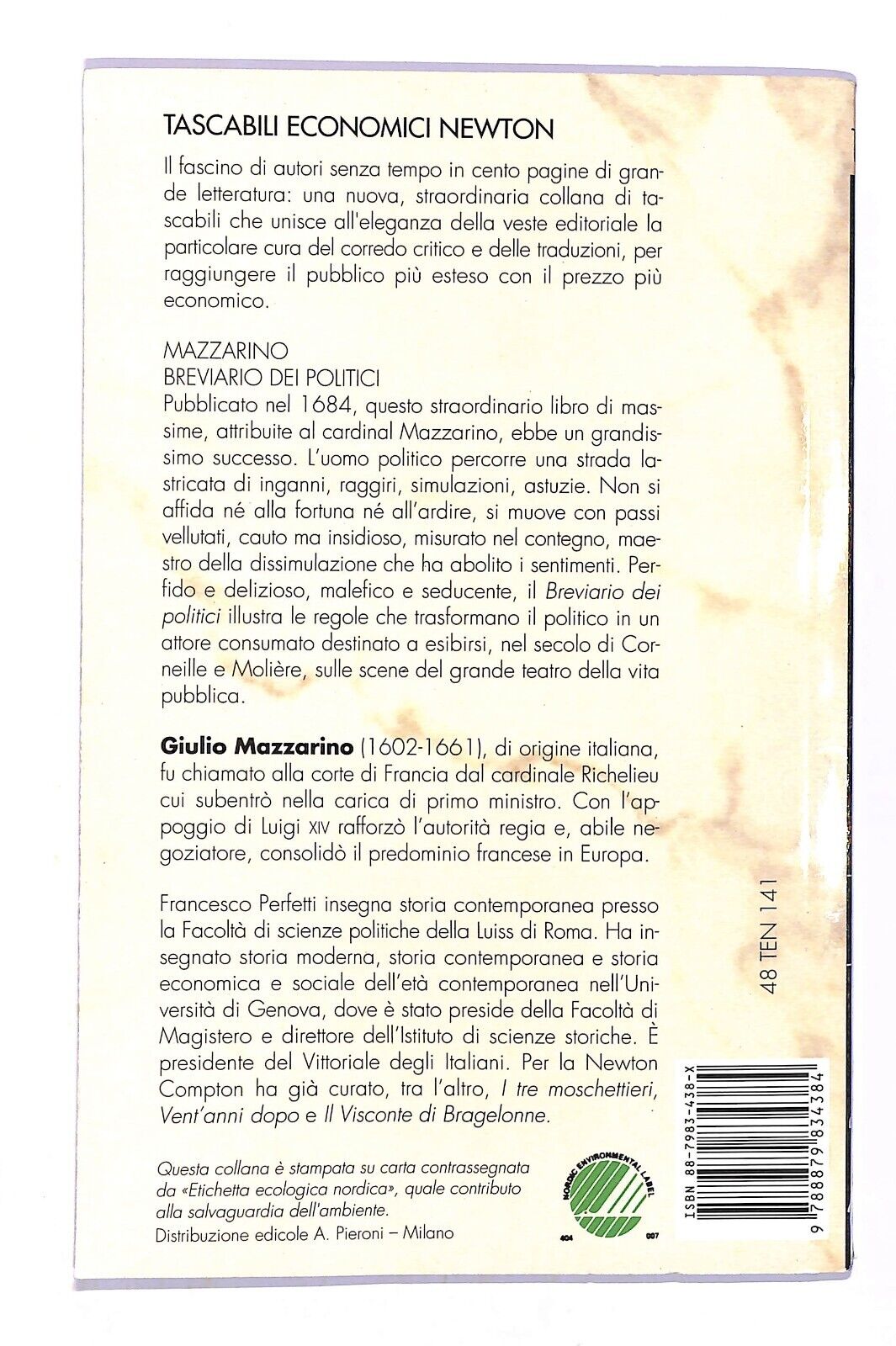 EBOND Mazzarino Breviario Dei Politici Libro LI003463