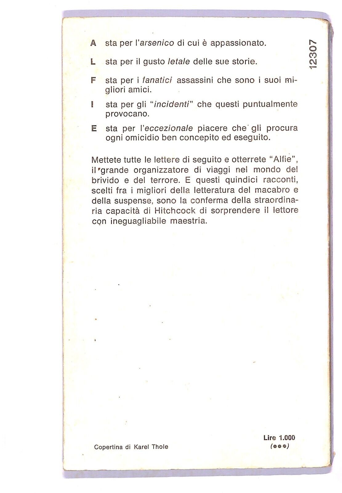 EBOND Il Sonno Si Addice All'innocente - Alfred Hitchock Libro LI003716