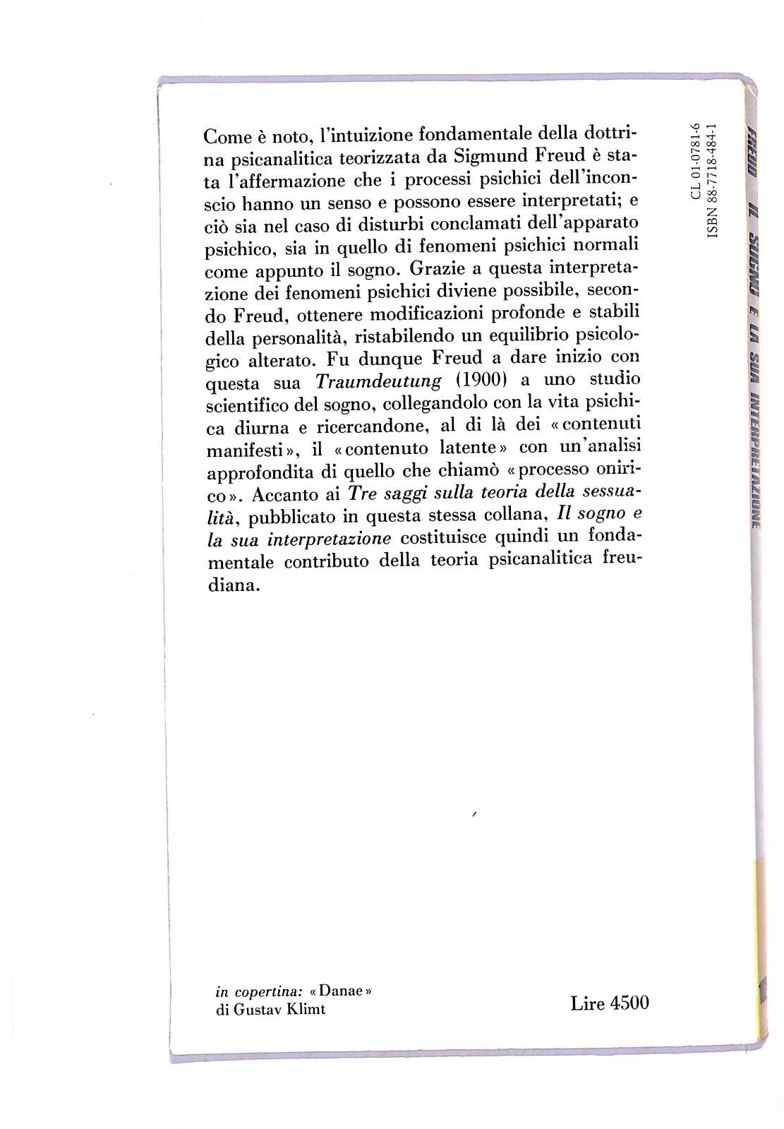 EBOND Sigmund Freud - Il Sogno e La Sua Interpretazione Libro LI003758