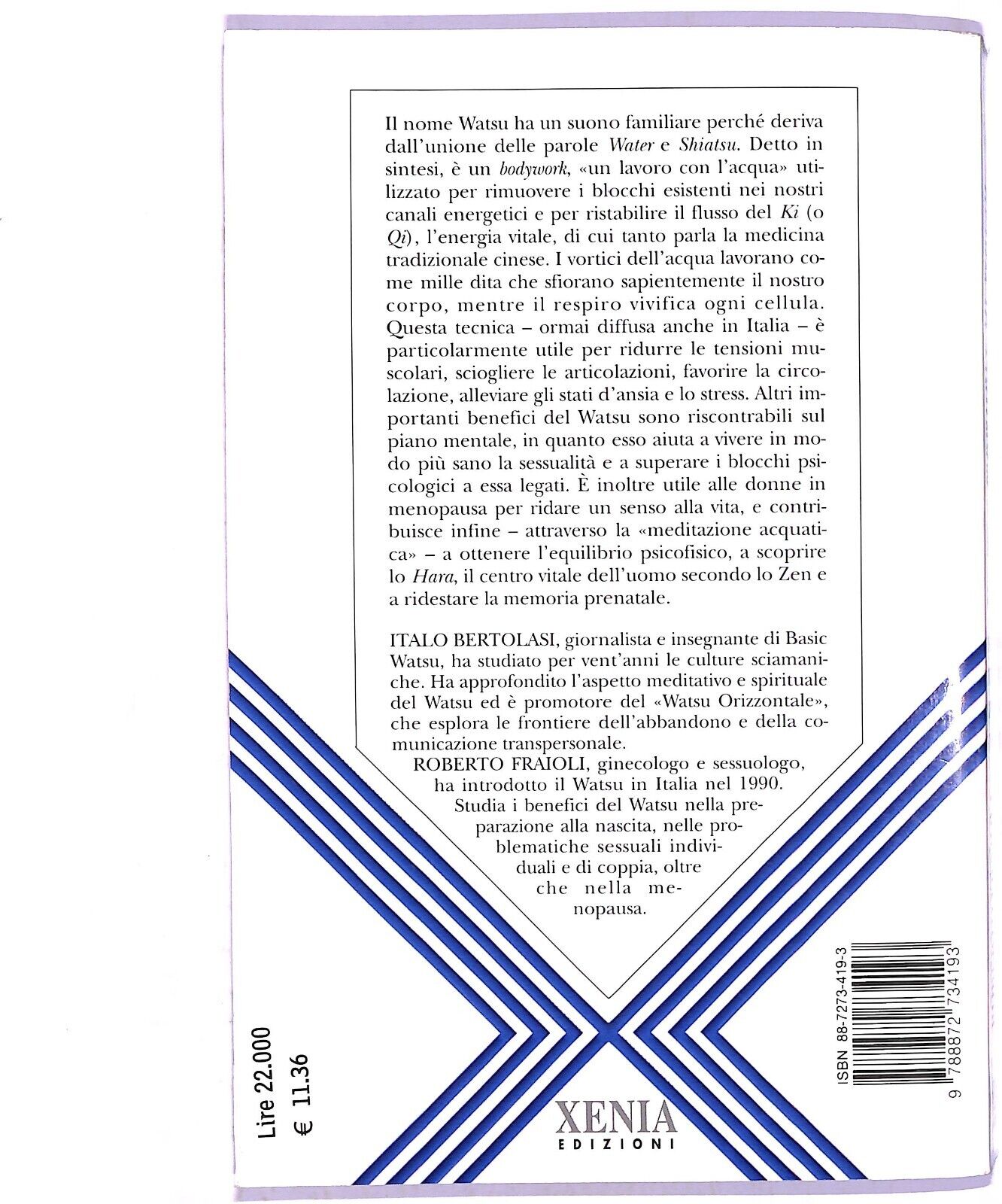 EBOND Manuale Di Watsu Libro LI004058