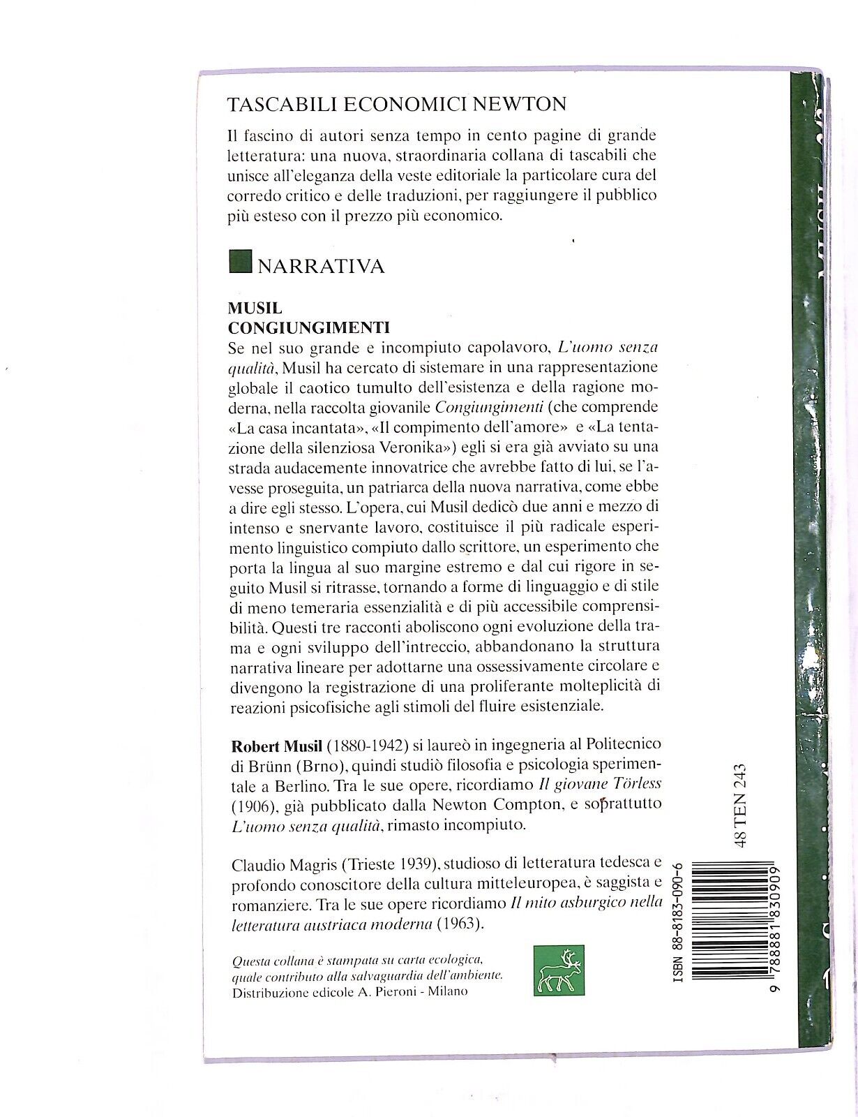EBOND Musil Congiungimenti Libro LI004862