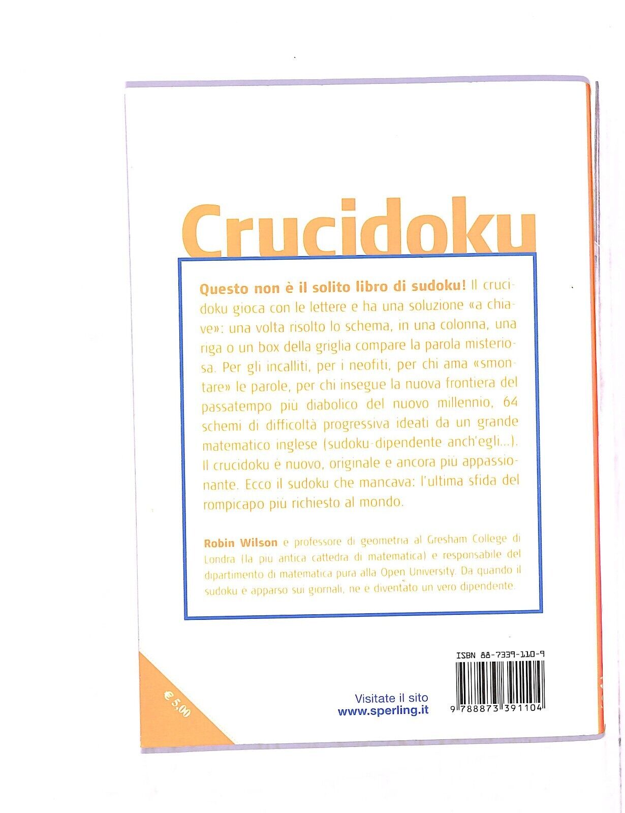 EBOND Crucidoku Robin J. Wilson Libro LI005153