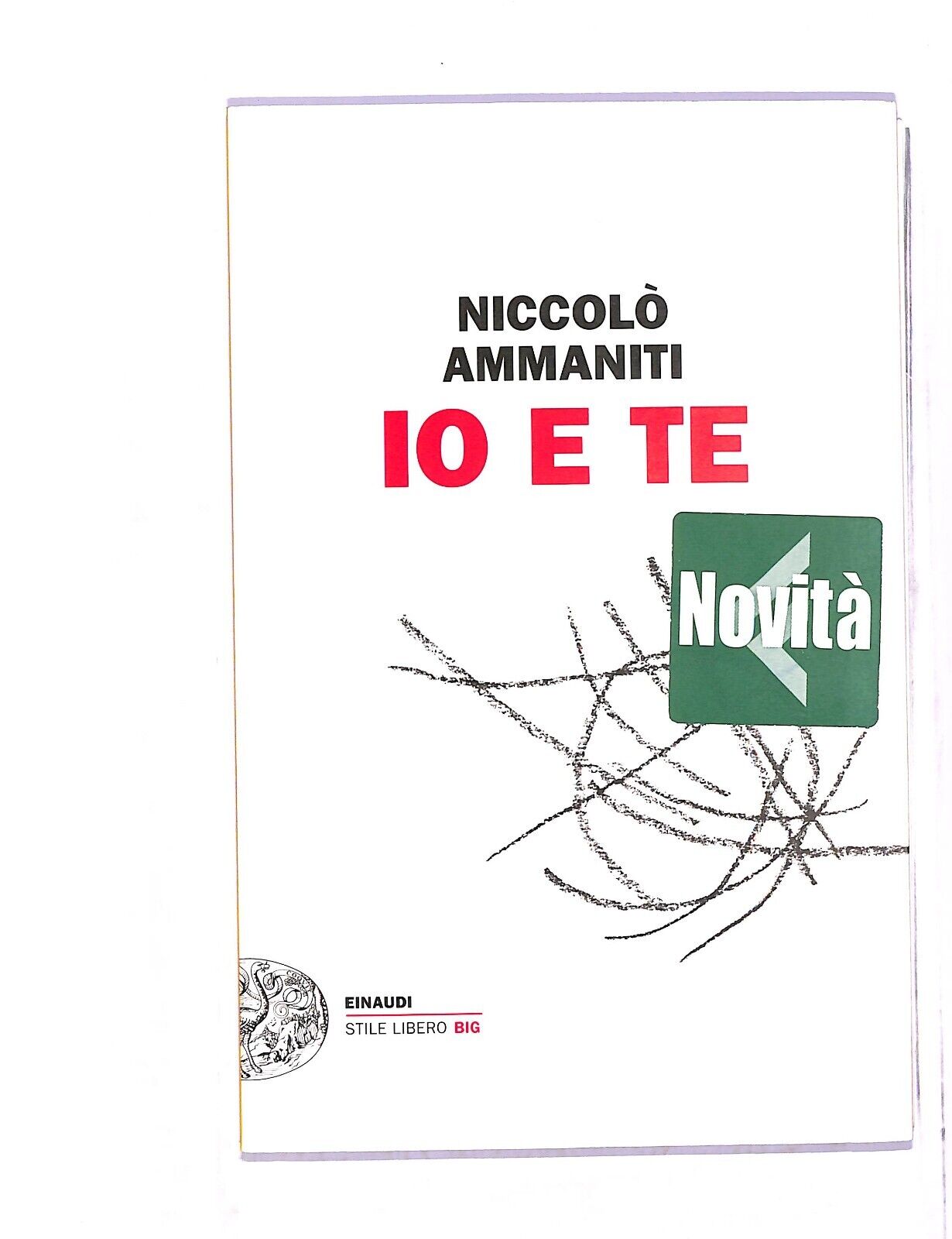 EBOND Io e Te Niccolo Ammaniti Libro LI005154