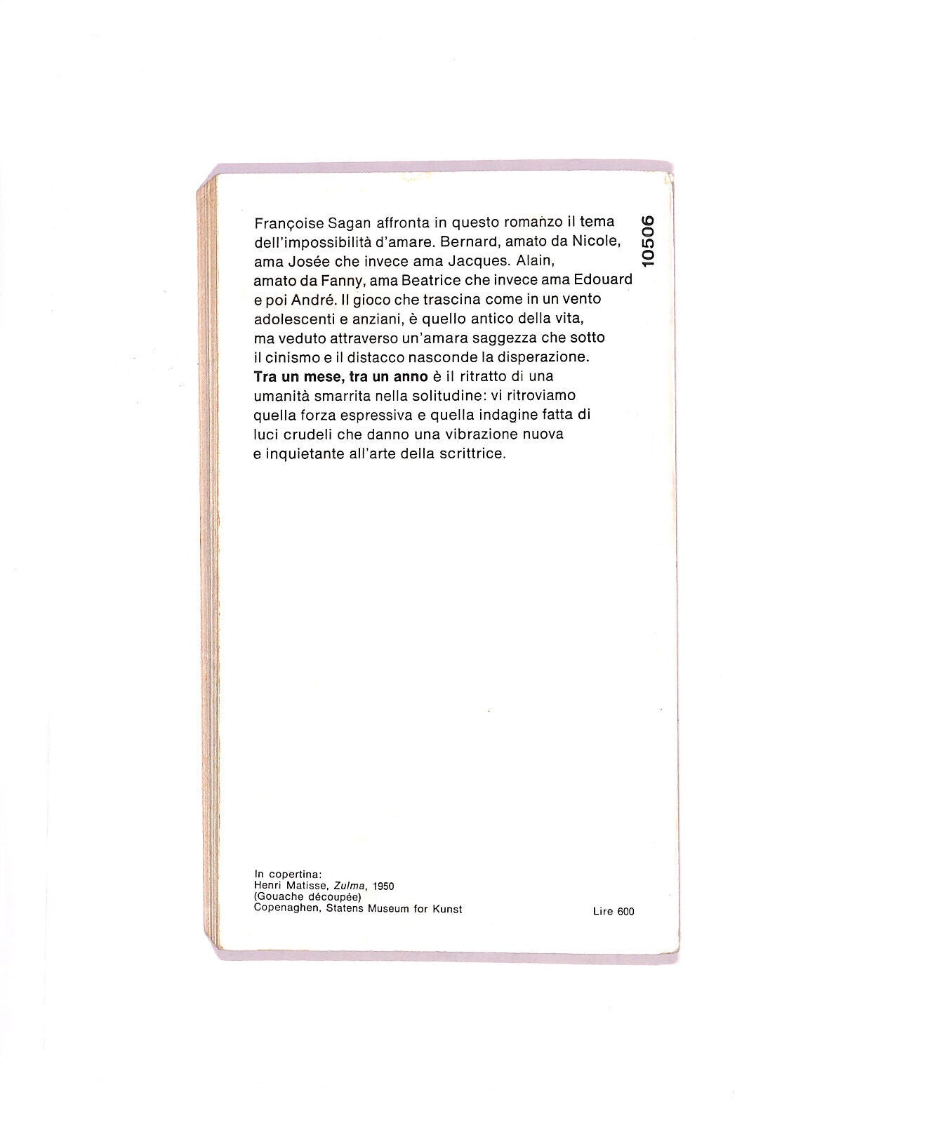 EBOND Tra Un Mese, Tra Un Anno Libro LI005714