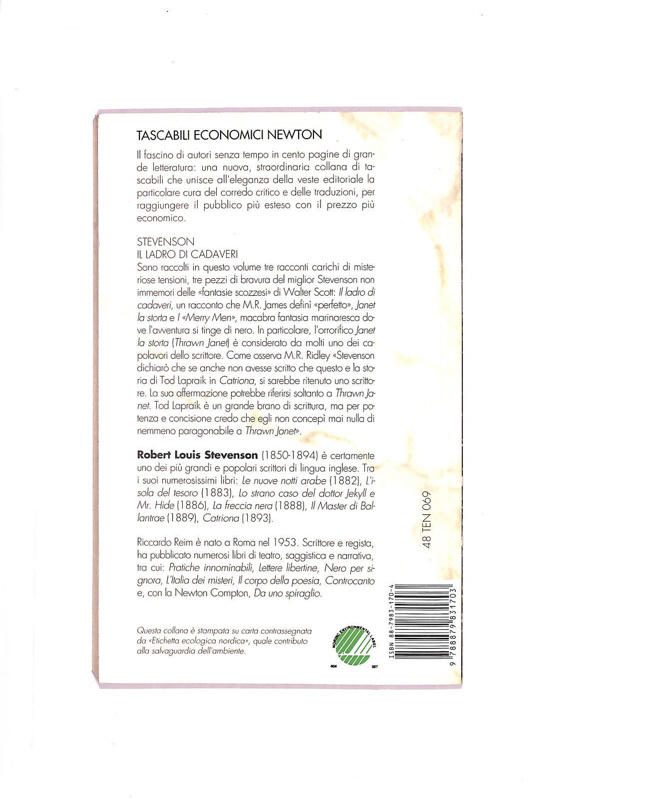 EBOND Il Ladro Di Cadaveri Libro LI005854