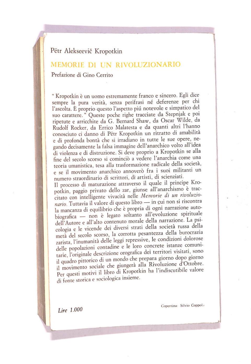 EBOND Memorie Di Un Rivoluzionario Libro LI006458