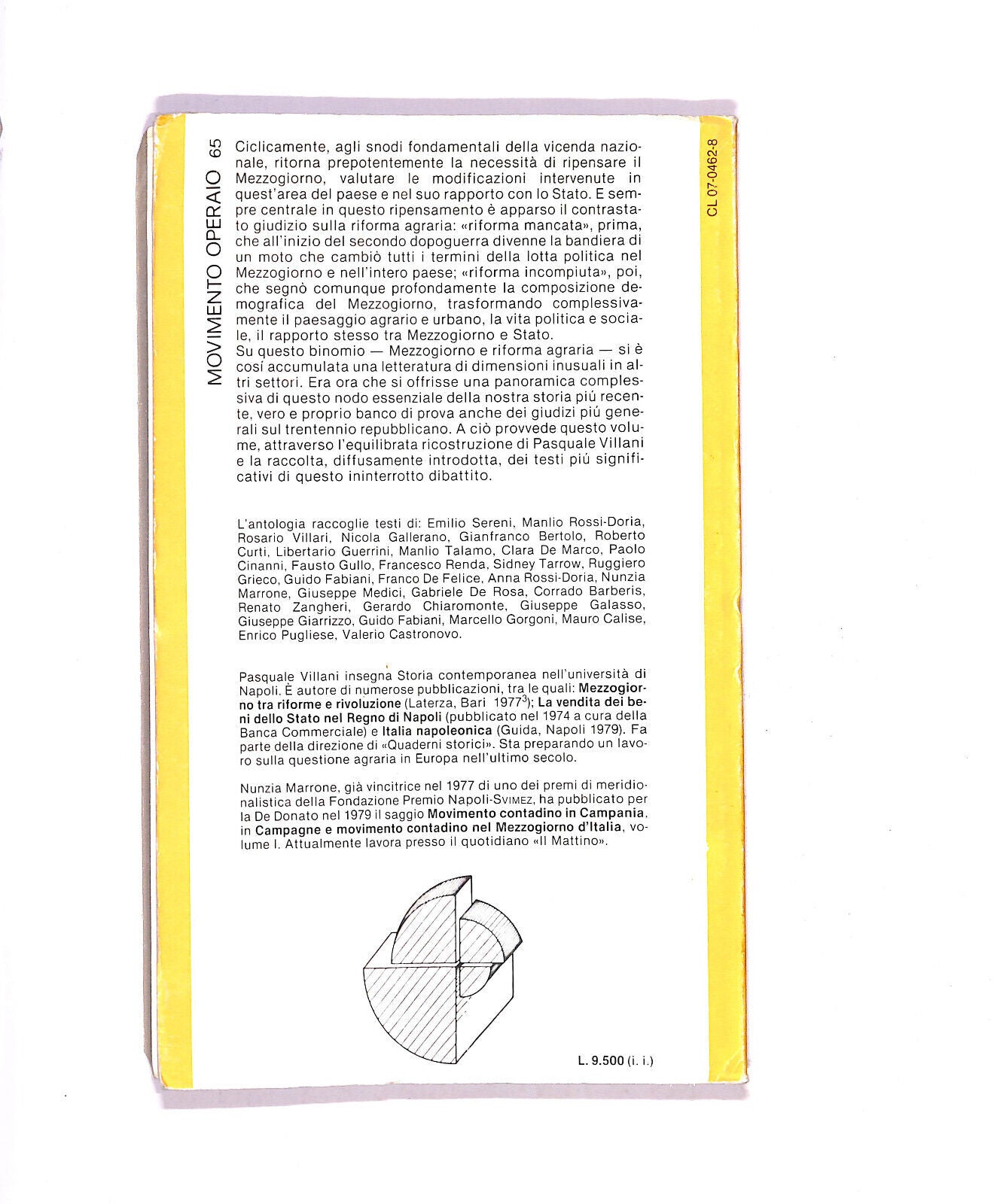 EBOND Riforma Agraria e Questione Meridionale Libro LI006604