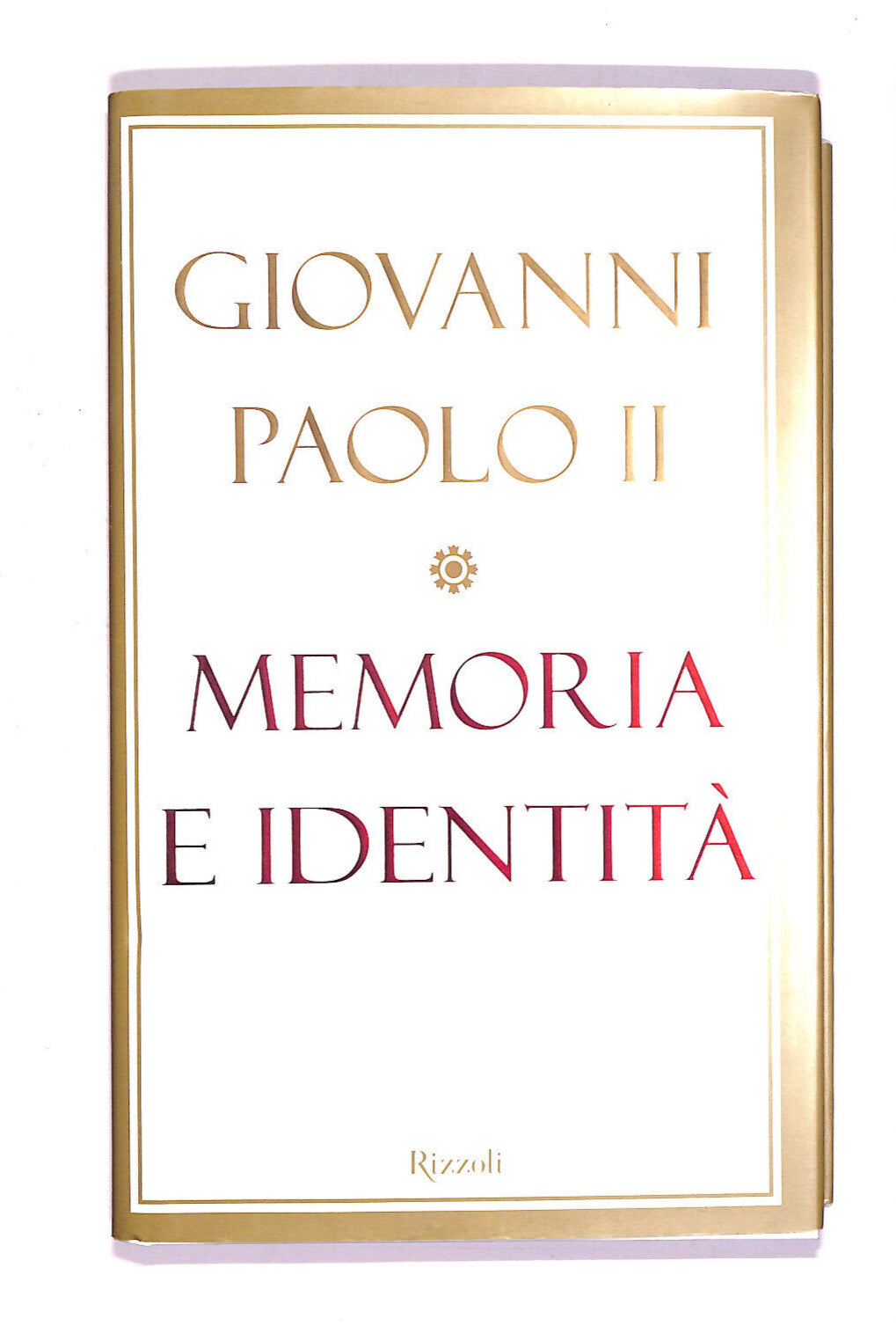 EBOND Giovanni Paolo Ii Memoria e Identita Libro LI006854