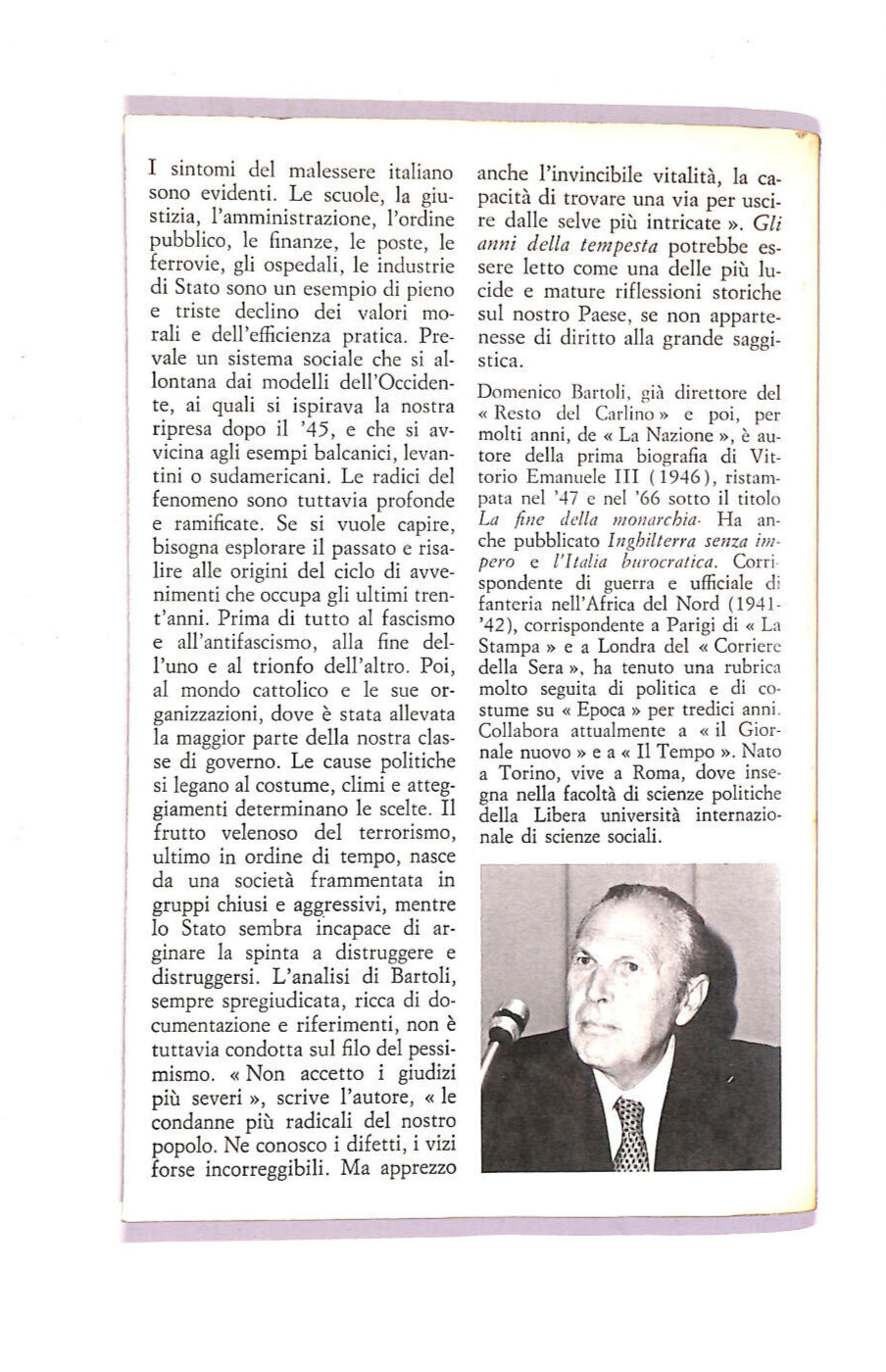 EBOND Gli Anni Della Tempesta Libro LI006859