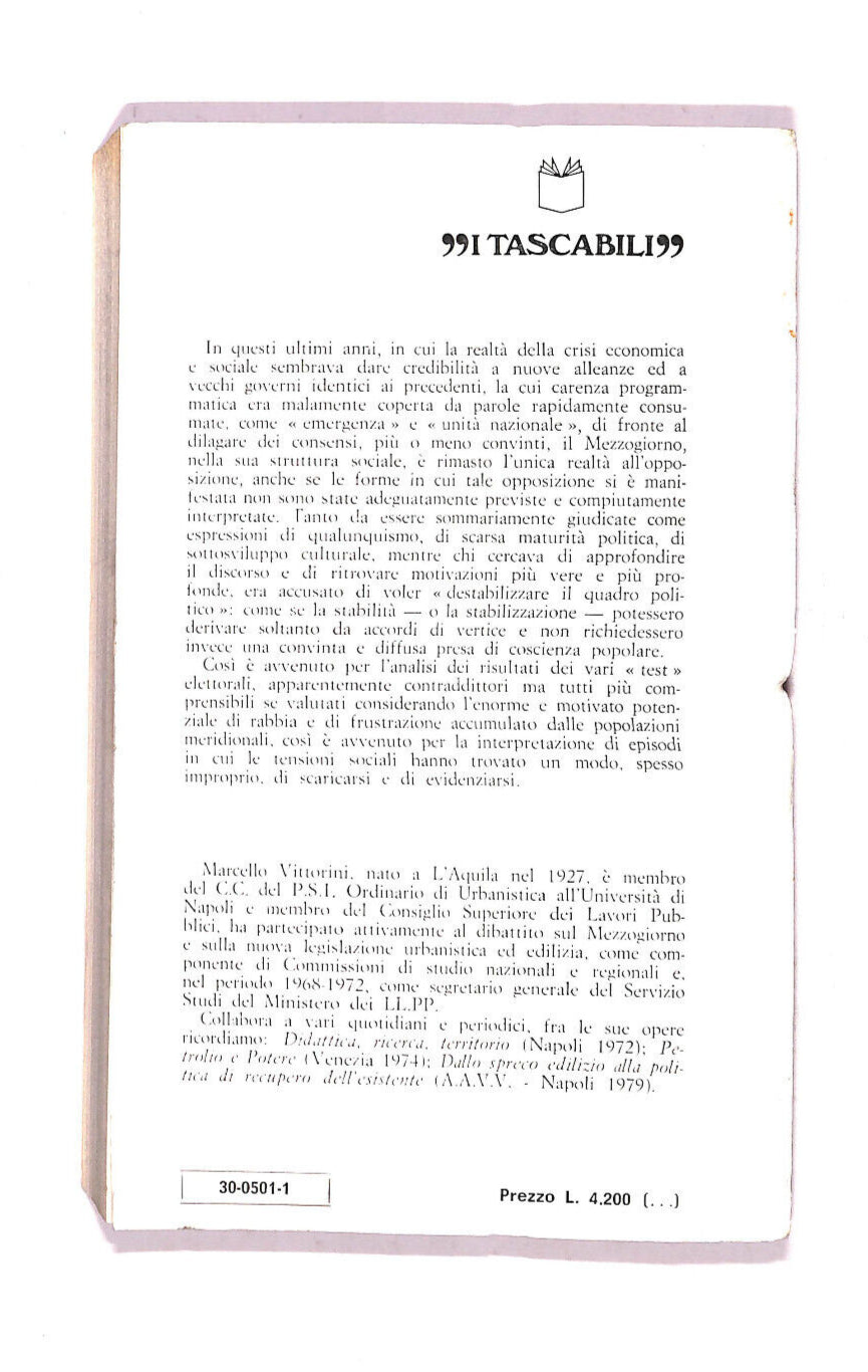 EBOND Il Mezzogiorno Ancora All'opposizione Libro LI007111