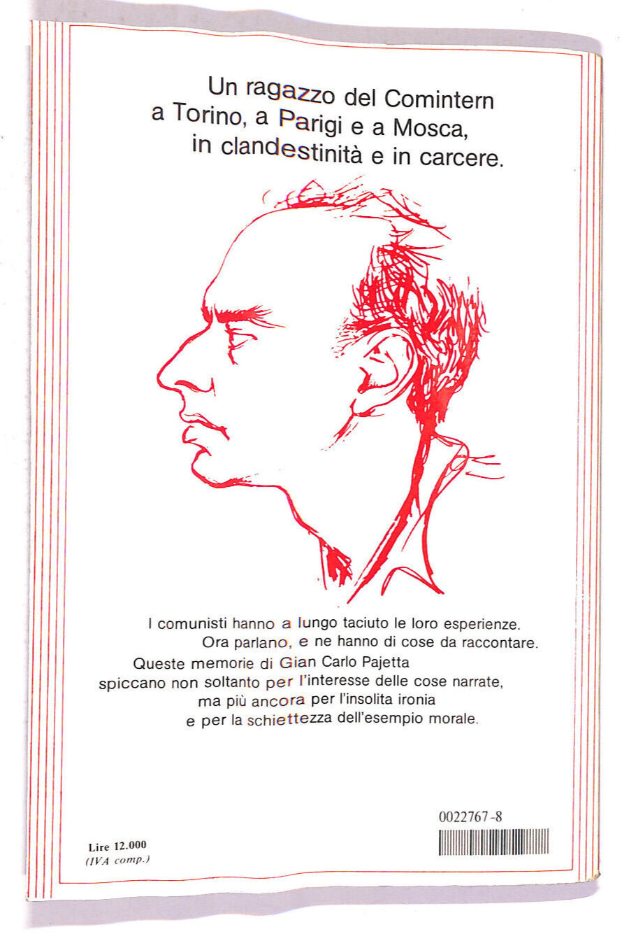 EBOND Il Ragazzo Rosso Di Giancarlo Pajetta Libro LI007300