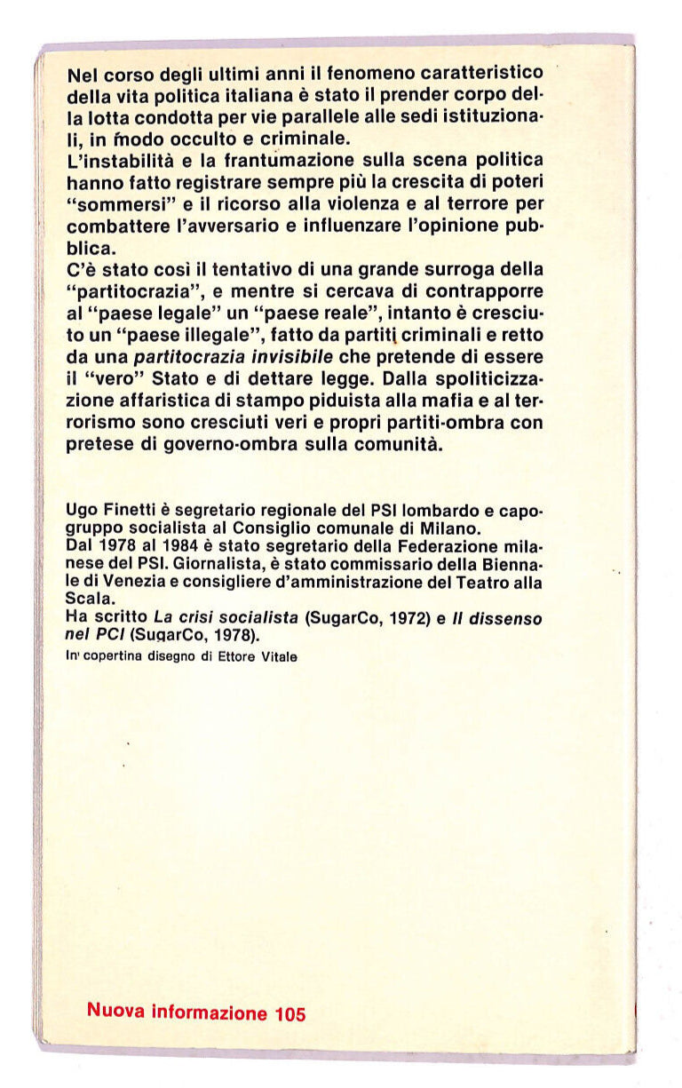 EBOND La Partitocrazia Invisibile Libro LI007312
