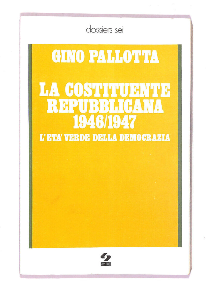 EBOND La Costituzione Repubblicana 1946 1947 Libro LI007564