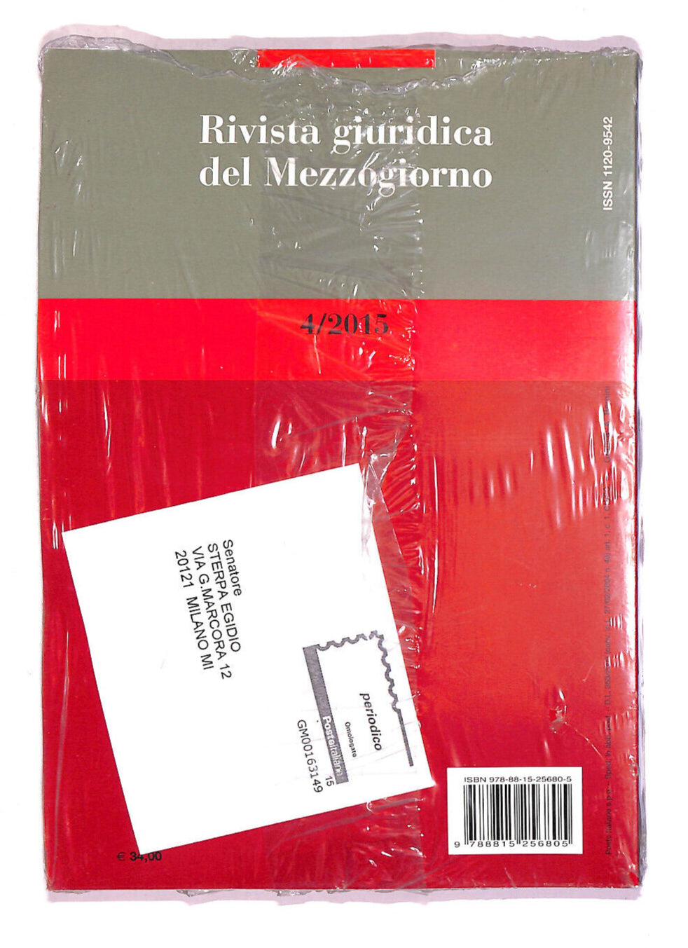 EBOND Rivista Giuridica Del Mezzogiorno Vol 4 2015 Libro LI007615