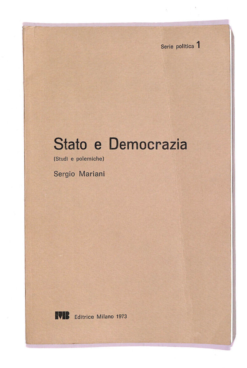 EBOND Stato e DemocraziaLi07655 Libro LI007655