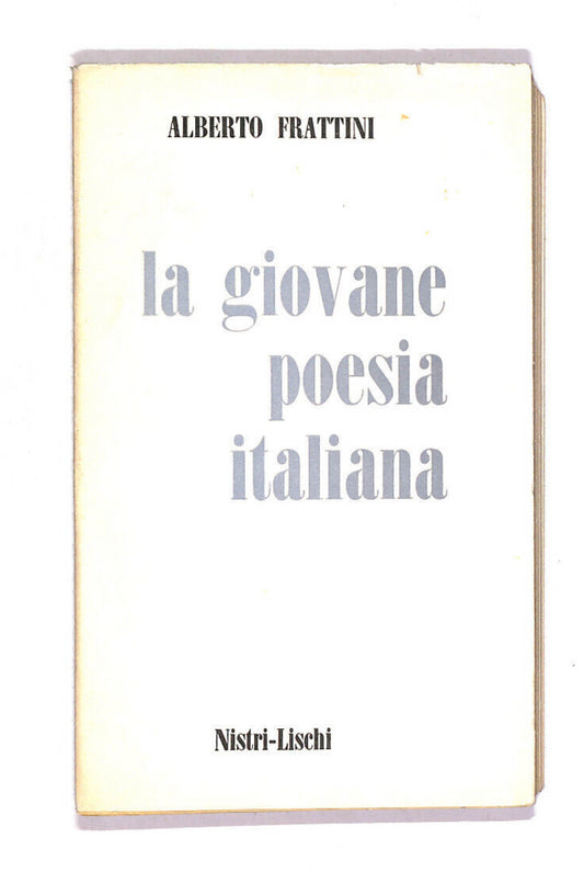 EBOND La Giovane Poesia Italiana Libro LI007756