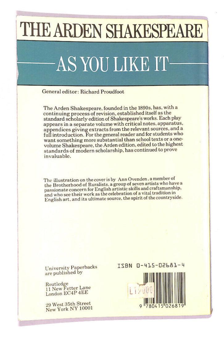 EBOND As You Like It Libro LI008265