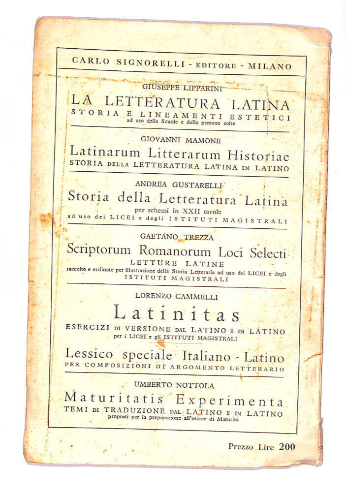 EBOND Prosodica e Metrica Latina Libro LI008950