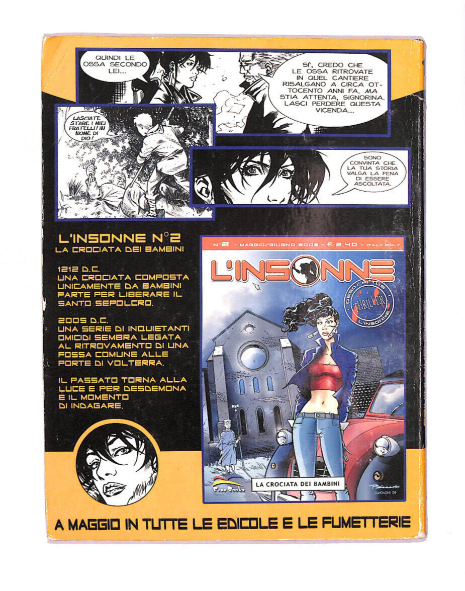 EBOND L'insonne N1 Crimini Dimenticati Libro LI009564