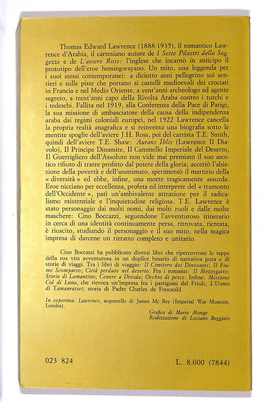 EBOND Lawrence D'arabia L'avventuriero Dell' Assoluto Libro LI009763