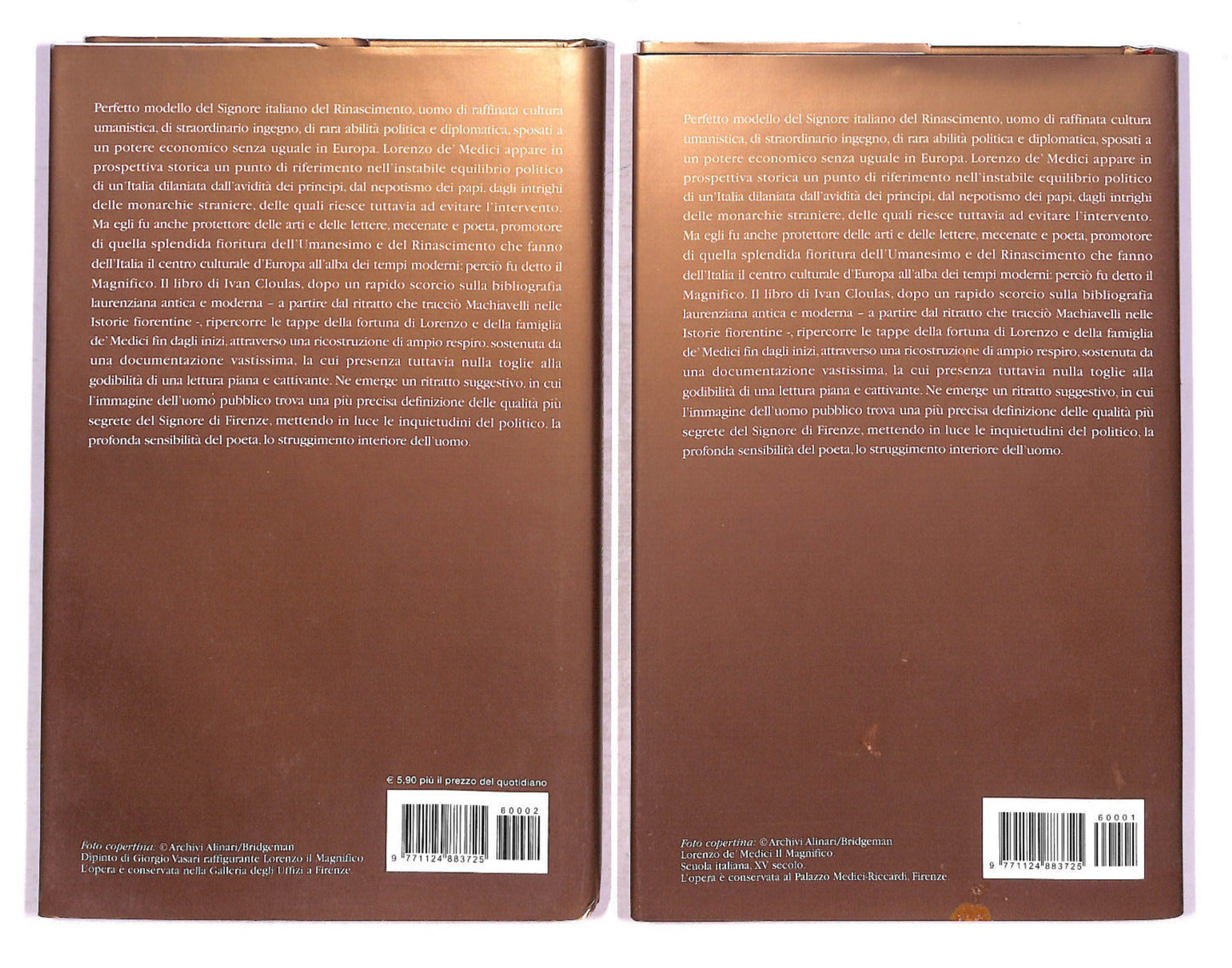 EBOND Lorenzo Il Magnifico Vol 1 e 2 Libro LI010200