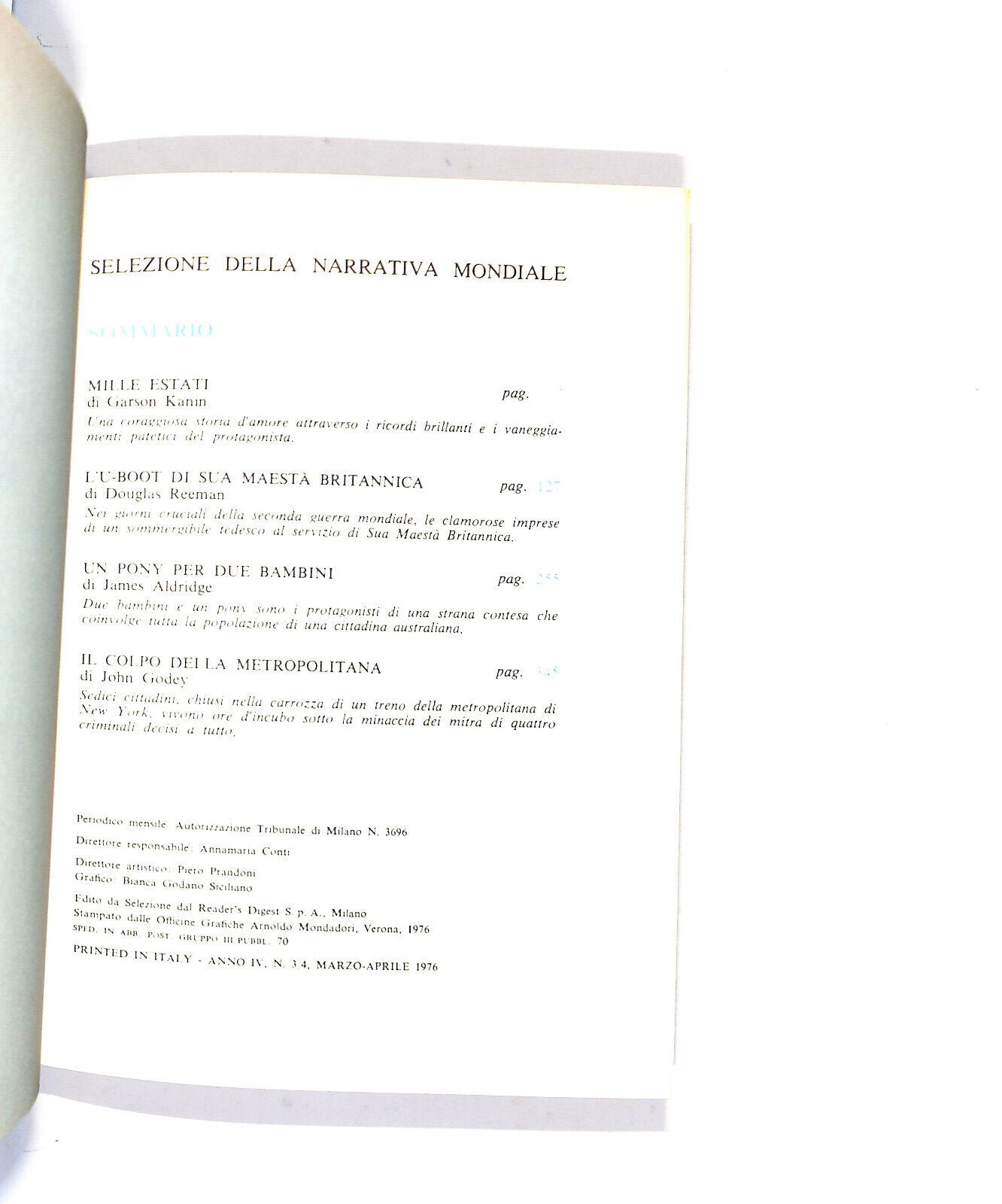 EBOND Selezione Della Narrativa Mondiale Libro LI010410