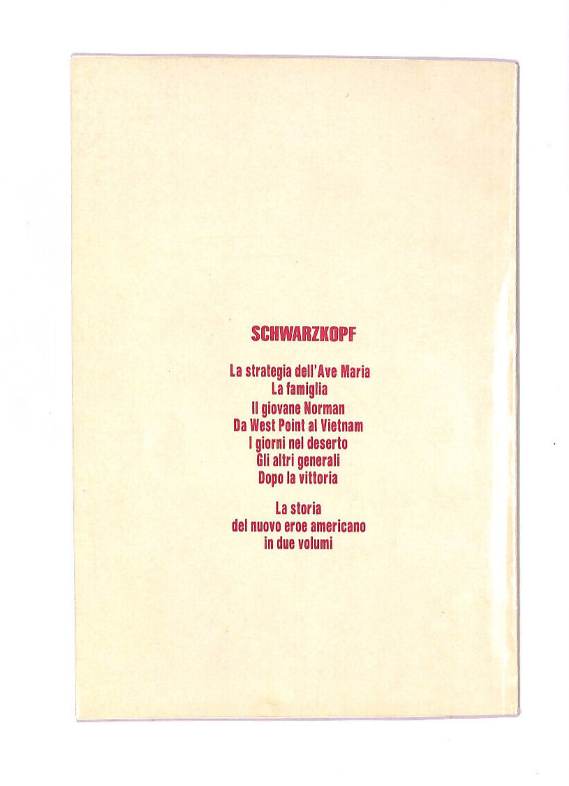 EBOND Schwarzkopf L'orso Del Deserto Libro LI010552