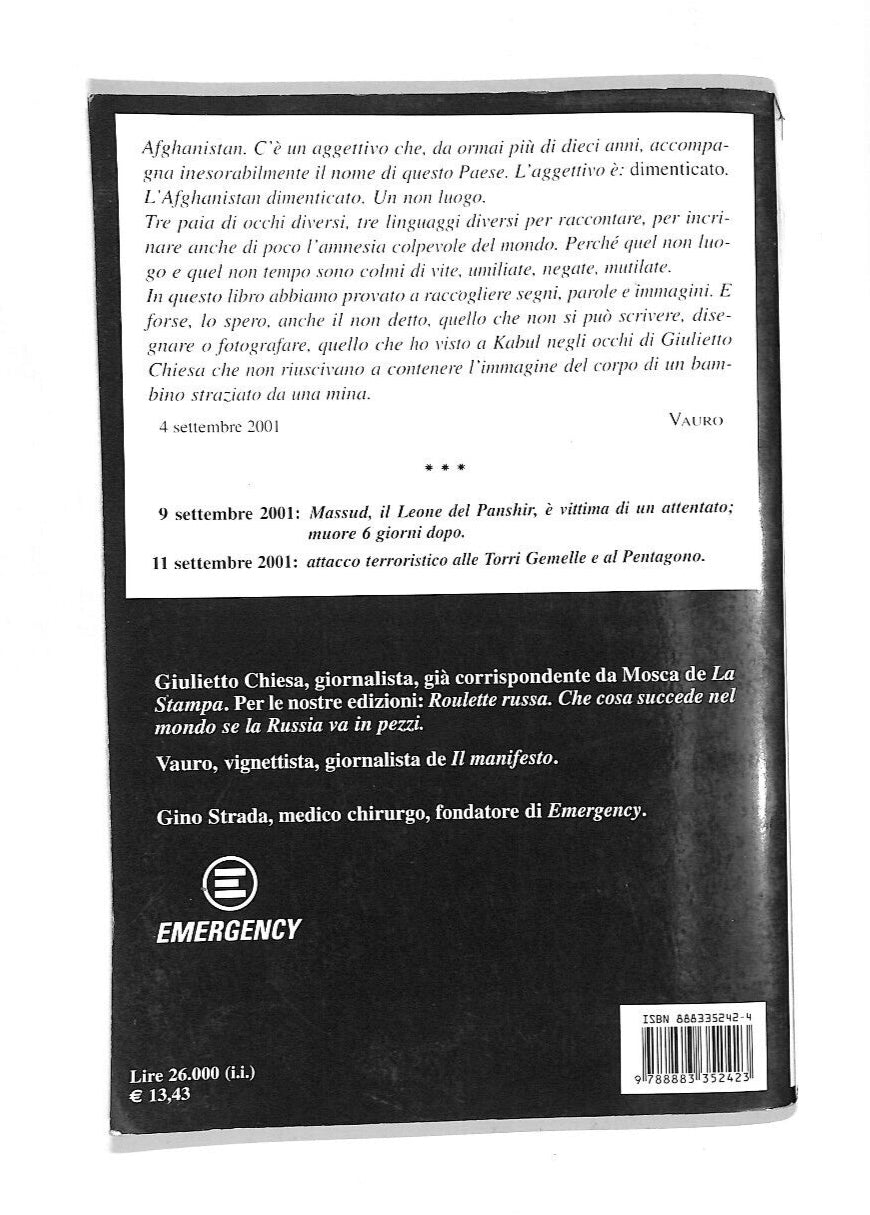 EBOND Afghanistan Anno Zero Libro LI010603