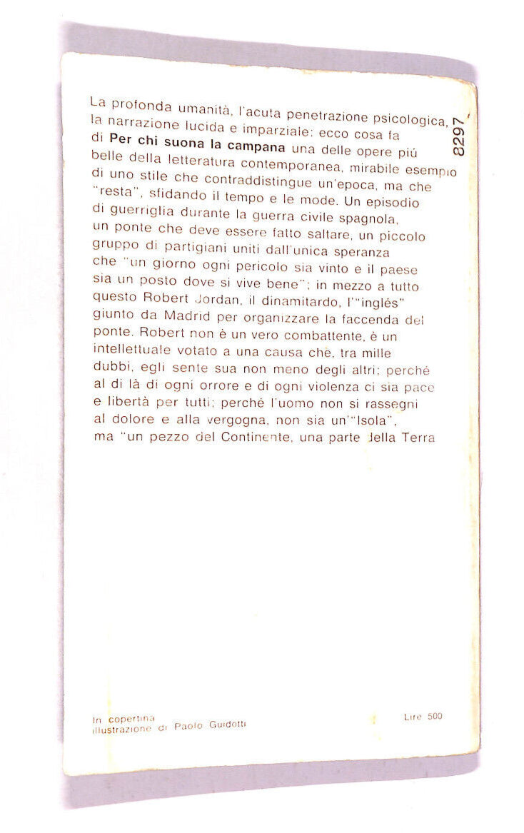 EBOND Per Chi Suona La Campana Libro LI011257