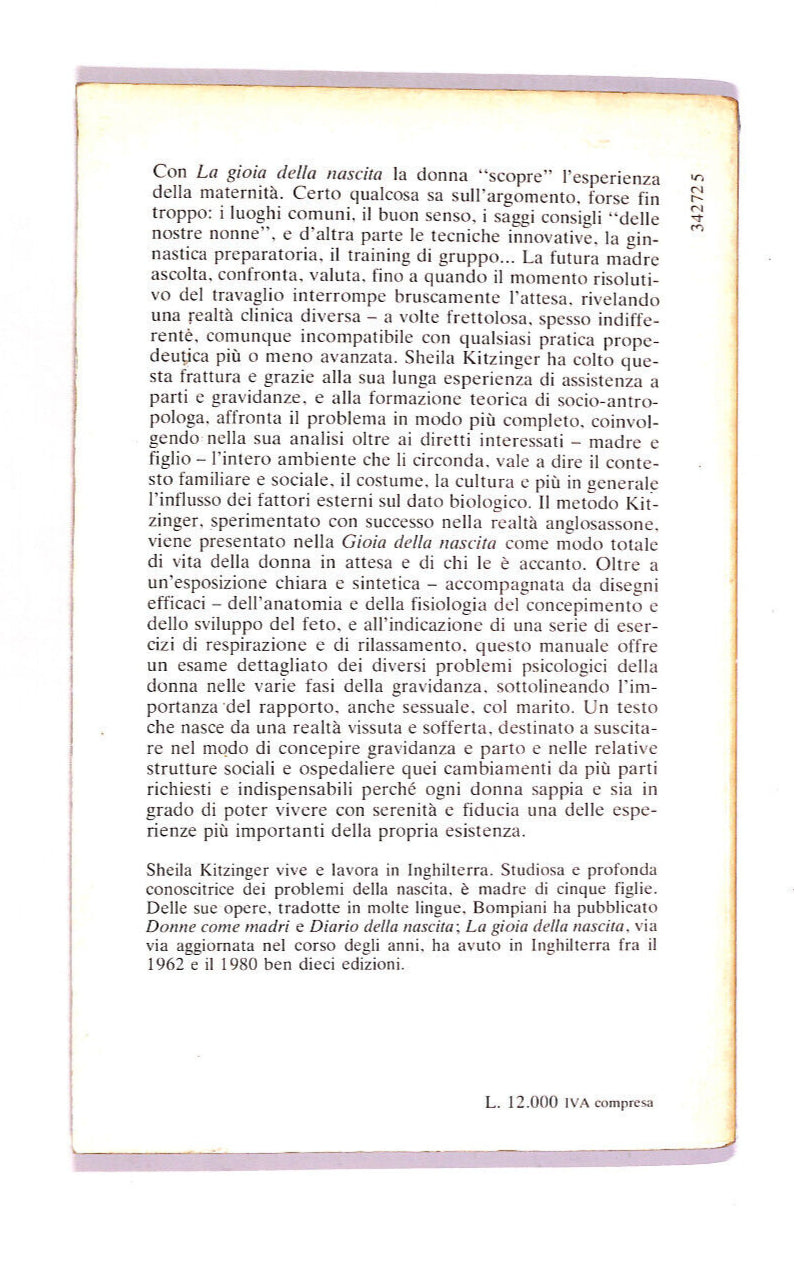 EBOND La Gioia Della Nascita Libro LI011808