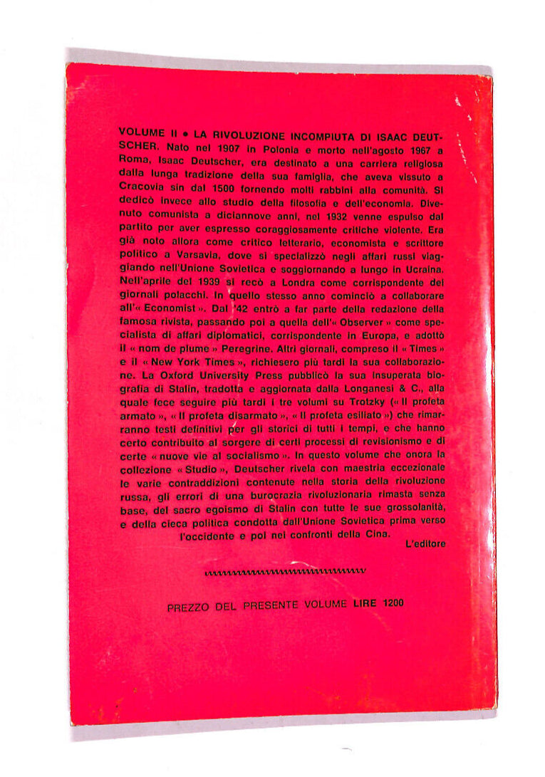 EBOND La Rivoluzione Incompiuta 1917-1967 Libro LI011954