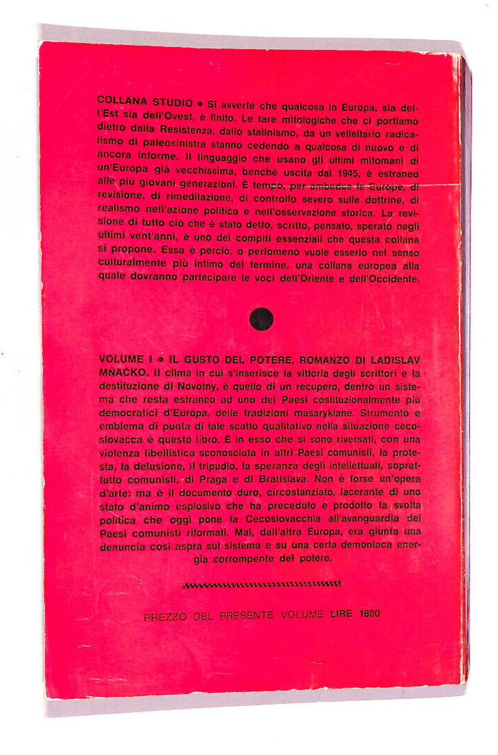 EBOND Il Gusto Del Potere Libro LI011963