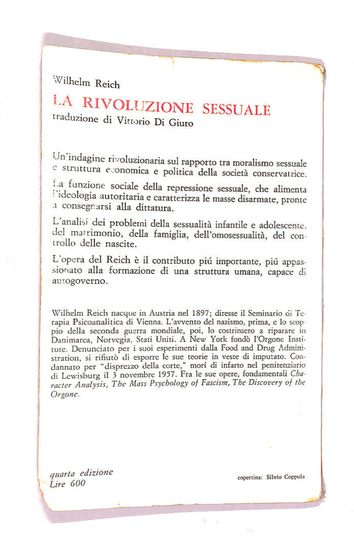 EBOND La Rivoluzione Sessuale Libro LI012050