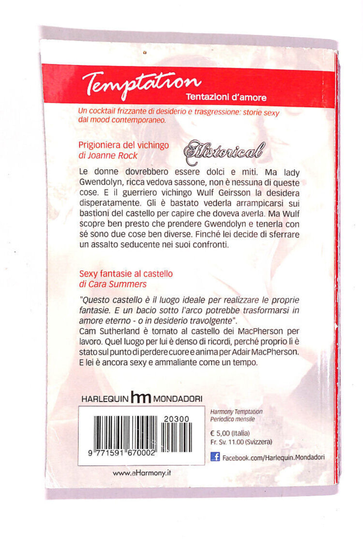 EBOND Prigioniera Del Vichingo e Sexy Fantasie Al Castello Libro LI012154
