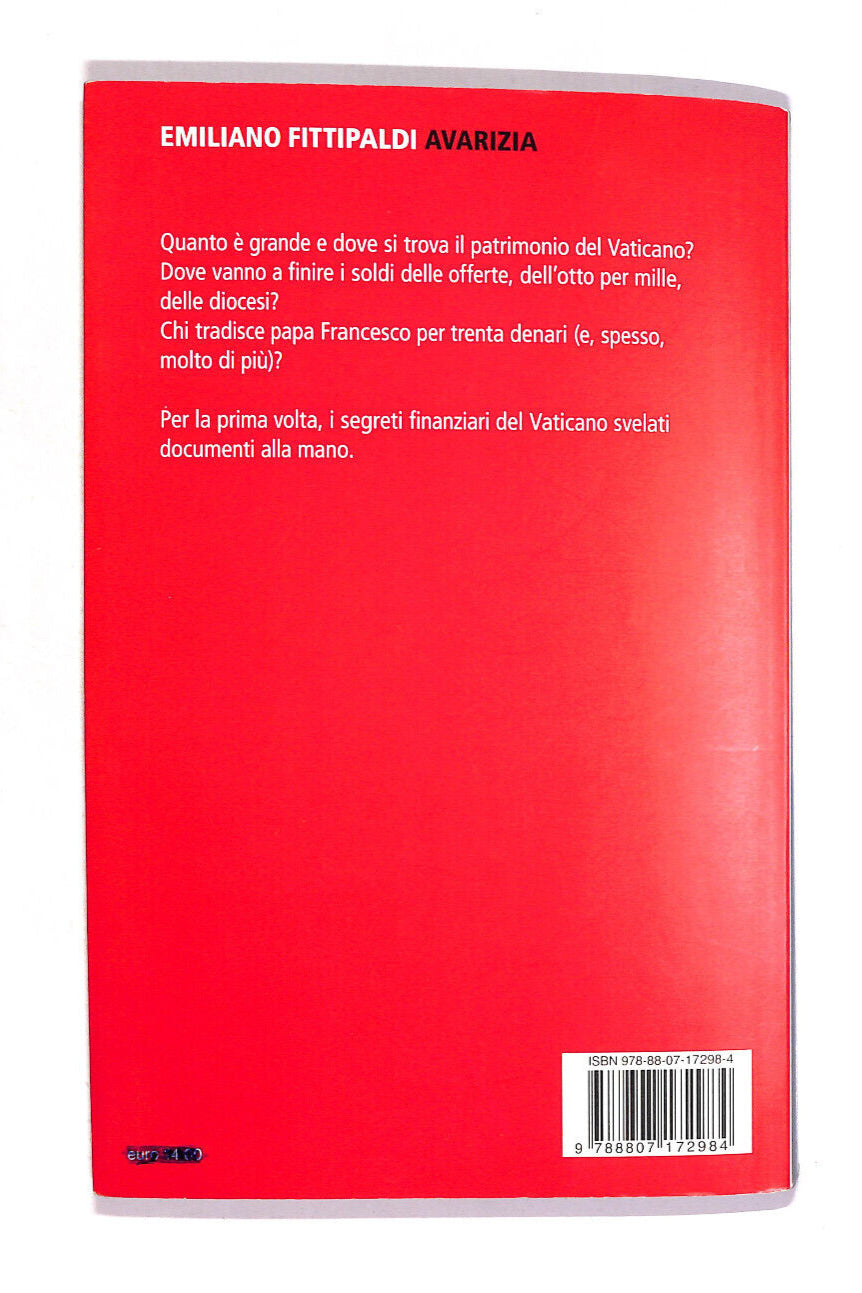 EBOND Avarizia Libro LI012611
