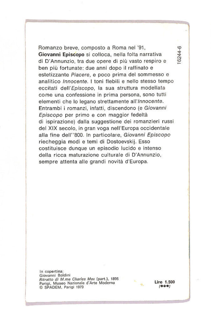 EBOND Giovanni Episcopo Libro LI012664