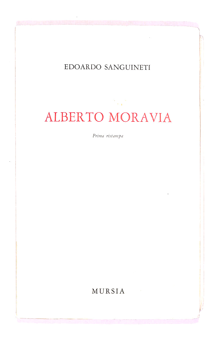 EBOND Alberto Moravia Libro LI013362