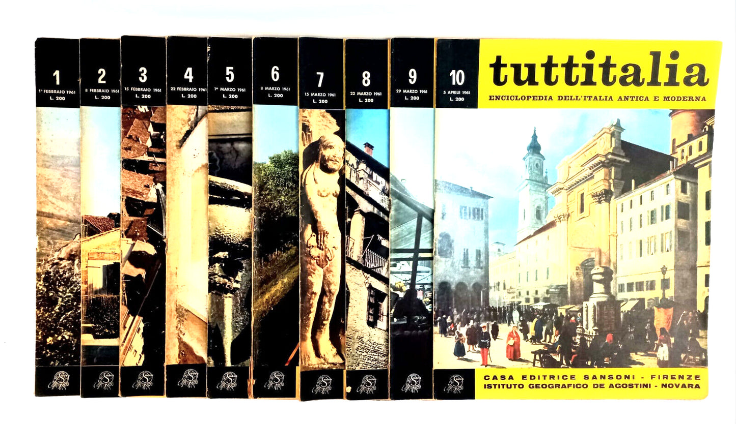 EBOND Tuttitalia Enciclopedia Dell'italia Antica e Moderna 1-10 Libro LI013799