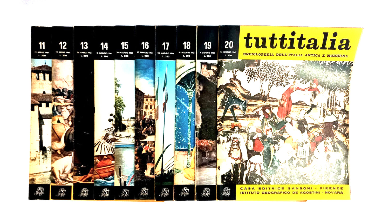 EBOND Tuttitalia Enciclopedia Dell'italia Antica e Moderna 11-20 Libro LI013800