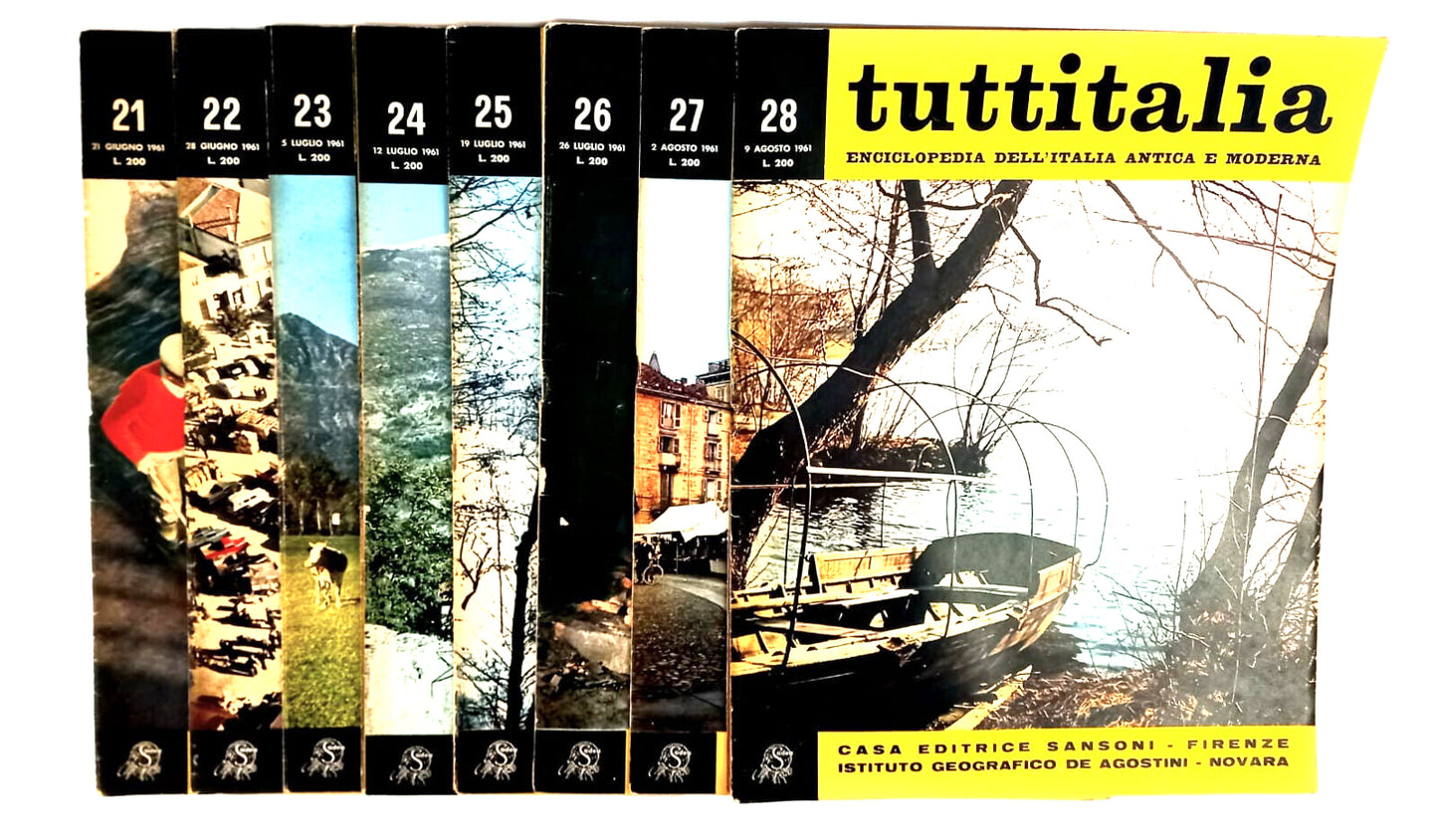 EBOND Tuttitalia Enciclopedia Dell'italia Antica e Moderna 21-28 Libro LI013806