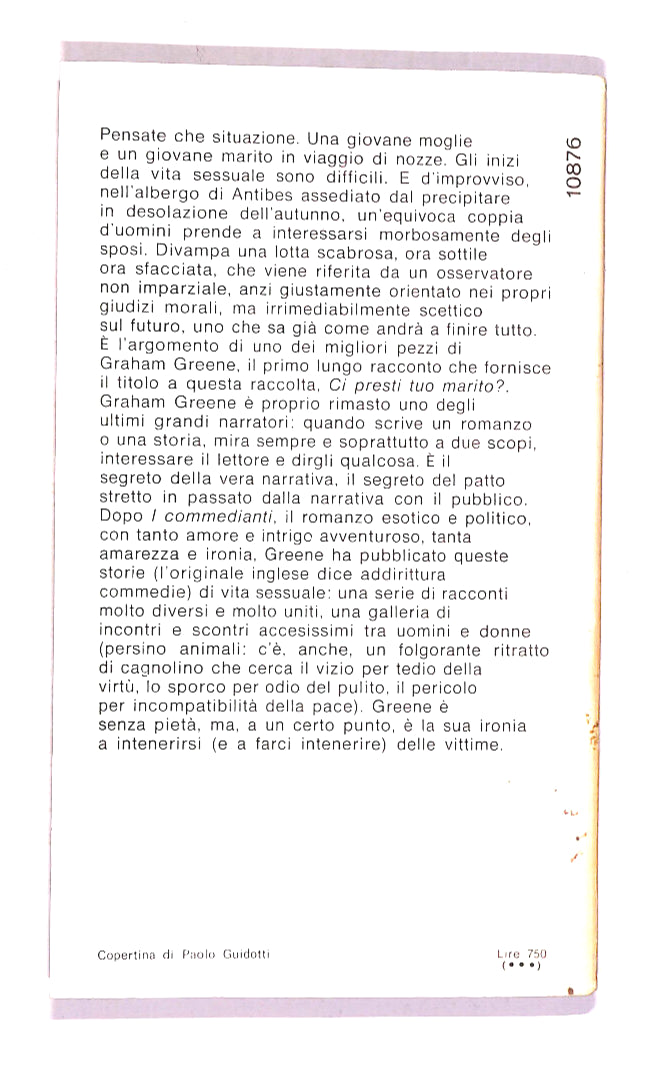 EBOND Ci Presti Tuo Marito Di Graham Greene Libro LI013809